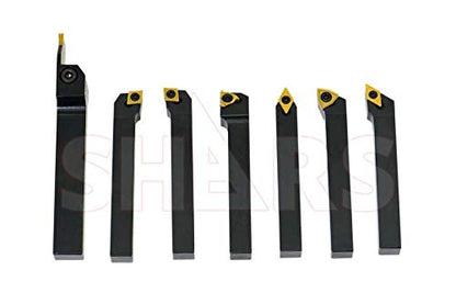 Shars 3/8" Indexable Carbide Turning Tool Set 404-2889 S] - size: 3/8" Indexable Tool Set 404-2889