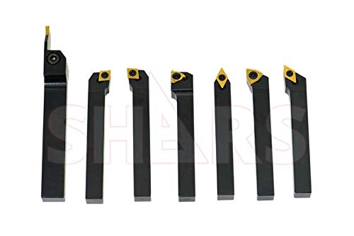 Shars 3/8" Indexable Carbide Turning Tool Set 404-2889 S] - size: 3/8" Indexable Tool Set 404-2889