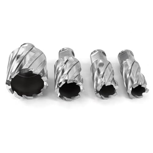 Shank HSS Annular Drill Bit 12-42x30mm TiN Coated Hollow Drill Bit for Metal Cutting Weldon Shank Core Drill Bit (30x30mm) - size: 30x30mm