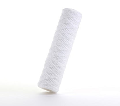 Hydronix SWC-25-1050 Universal Whole House String Wound Sediment Water Filter Cartridge 2.5" x 10" - 50 Micron (3 Pack)