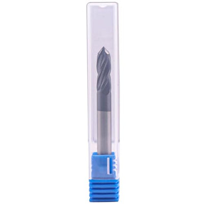 4 Flute 90° Solid Carbide Drill Mill Set(5Pc, 1/4"), AlTiN Coated - size: 5Pcs 1/4"