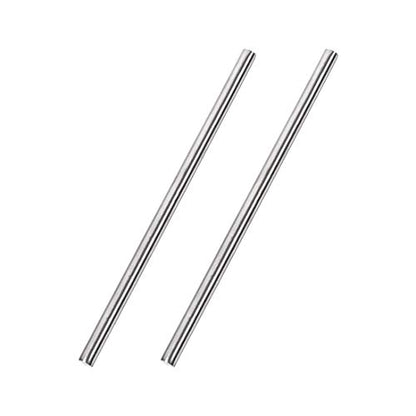 uxcell 6mm x 200mm 304 Stainless Steel Solid Round Rod for DIY Craft - 2pcs - size: 6 mm x 200 mm
