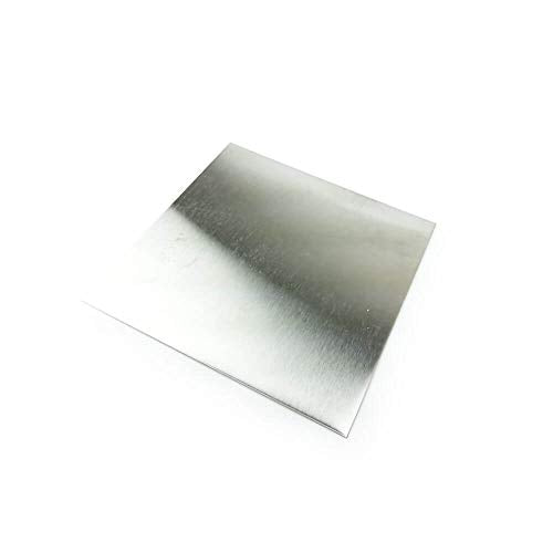 304 Stainless Steel Sheet, #4 Brushed Finish, Annealed, ASTM A240/ASME SA240, 0.03" Thickness, 36" Width, 36" Length, 22 Gauge, OnlineMetals - size: 0.03" Thk| #4 Brushed Finish, style: 36" X 36"