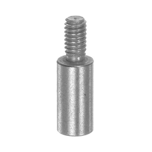 HARFINGTON Flat Contact Points 4mm Dia 8mm Length M2.5 Thread 303 Stainless Steel for Dial Digital Indicator Depth Gauge Thickness Gauge - size: 4mmx8mm