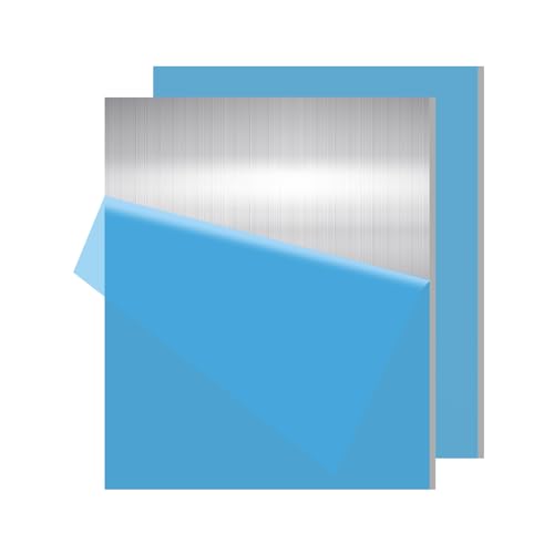 2PCS 6061 Aluminum Sheet Metal 1/4" x 8" x 12", Aluminum Plates Covered with Protective Film, Heat Treatable Aluminum Flat Bar for DIY Craft, Industry - size: 1/4", style: 8" × 12", 2Pcs