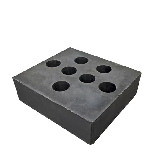 FixtureDisplays® Rubber Bumper Block Dock Buffer 12.6 X 11.02 X 3.74 Inchs Rectangle with Yellow Safety, Easy Installation for Enhanced Safety for Chassis/Trailers/Truck 16151
