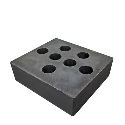 FixtureDisplays® Rubber Bumper Block Dock Buffer 12.6 X 11.02 X 3.74 Inchs Rectangle with Yellow Safety, Easy Installation for Enhanced Safety for Chassis/Trailers/Truck 16151