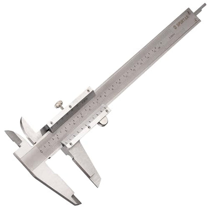 Spurtar Vernier Caliper Measuring Tool 6 inch/150mm, Non Digital Calipers