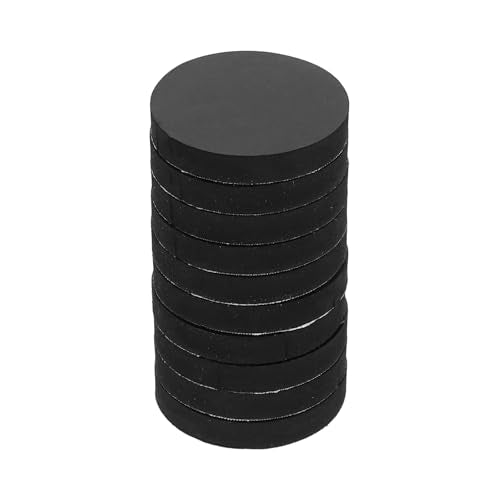 PATIKIL Non Slip Furniture Pads 1-3/8" (35mm x 5mm), 10 Pcs Adhesive Backed Round Rubber Feet Anti-Scratch Rubber Furniture Grippers for Hardwood Floor Electronics Bed Drawers DIY - size: 35mm x 5mm