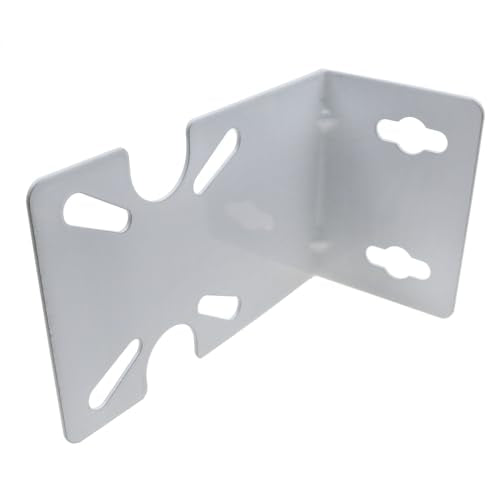 1PCS Water Filter Housing Bracket Water Filter Housing Bracket RO Water Purifier Machine Housing Mounting Metal Bracket Fixed Brackets for 10" and 20" Water Filters White