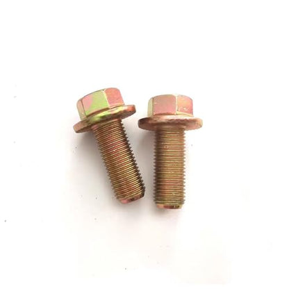 10.9 Grade JIS M12-1.25x30 Hex Flange Bolts - UNF Fine Thread, Full Threaded (4)