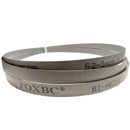 FOXBC 62 Inch Bandsaw Blades for Metal Cutting, 24 TPI - 2 Pack