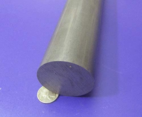1215 Carbon Steel Round Rod 2.00" Diameter x 3 Foot Length 1 Piece