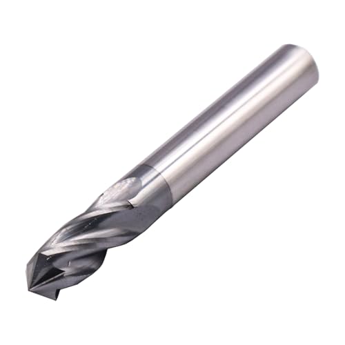 4 Flute 90° Solid Carbide Drill Mill Set(2Pcs, 5/16"), AlTiN Coated - size: 2Pcs 5/16"