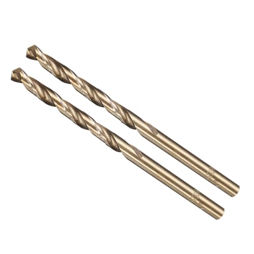 METALLIXITY Drill Bit (4mm) M35 5% Cobalt High-Speed Steel 135° 2Pcs - size: 4mm