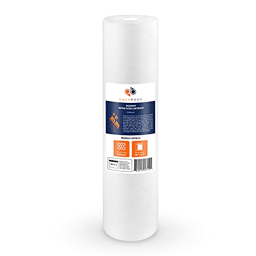 Aquaboon 5 Micron 20 x 4.5 Sediment Water Filter Replacement Cartridge