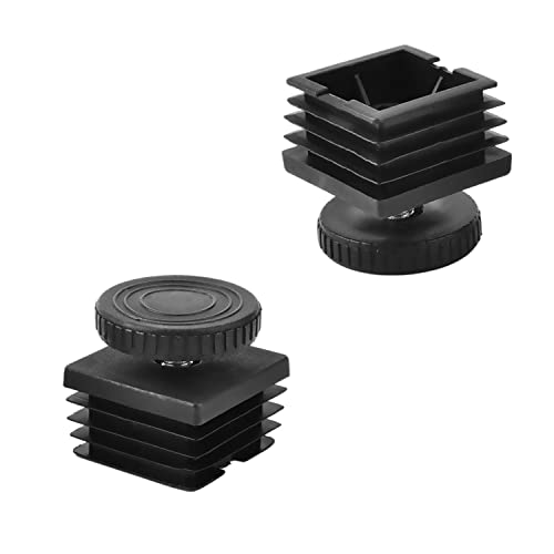 MroMax 8PCS Furniture Levelers 40mm/1.57" Base Dia M8 Thread Adjustable Household Leveling Legs - color: 8pcs, size: 40x40mm