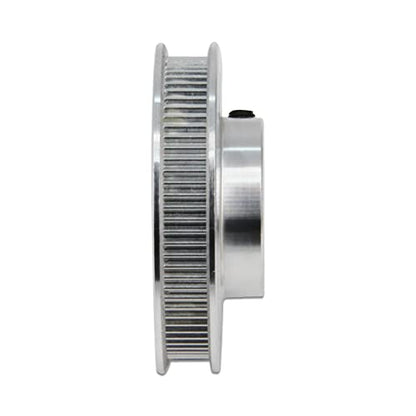 2Kit 2GT Synchronous Wheel 20&80 Teeth 8mm Bore Aluminum Timing Pulley with 2pcs Length 250mm Width 6mm Belt (20-80T-8B-6) - size: 20-80T-8B-6