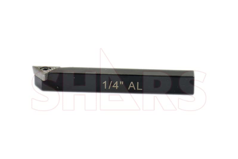 Shars (5 Pcs) 1/4" Indexable Carbide Turning Tool Set 404-1039 P] - size: 1/4" 404-1039