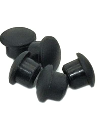 Rubber Silicone Push in Bumpers - Rubber Silicone Feet 3/16” OD X 1/16" Height - Push-in Rubber Bumper Feet Push in Rubber Feet fits 7/32" Hole - Silicone Rubber Stopper Plug (50)