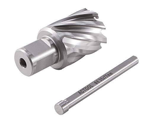1-3/16" Diameter × 1" Depth of Cut HSS ANNULAR Cutter with 3/4'' Weldon Shank - size: 1-3/16'' x 1''