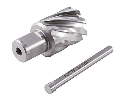 1-3/16" Diameter × 1" Depth of Cut HSS ANNULAR Cutter with 3/4'' Weldon Shank - size: 1-3/16'' x 1''