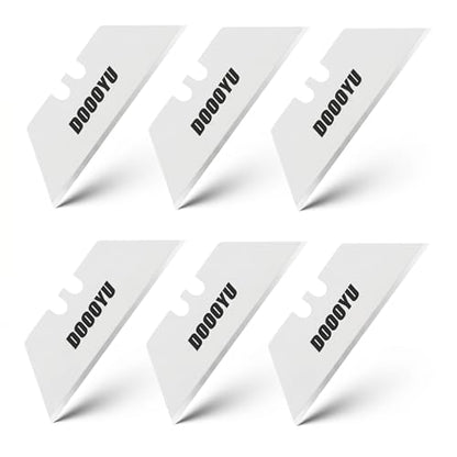 Ceramic Utility Knife Blades 6 Pack, Ultra Sharp & Rust-Proof Box Cutter Replacement Blades, Durable Zirconia Ceramic Razor Blades for Utility Knife, Safe Long-Lasting Cutting Performance - color: 6pcs