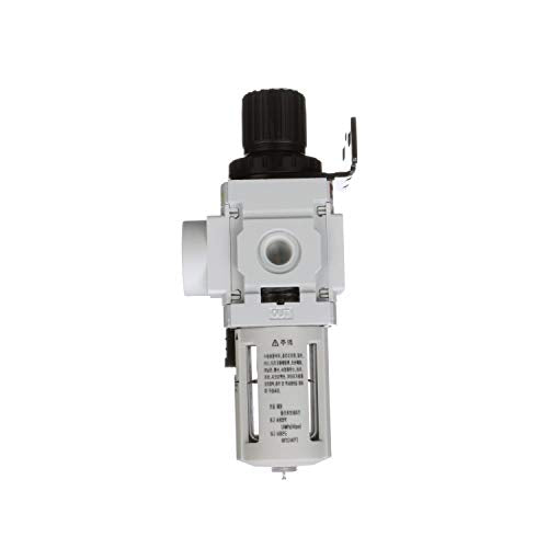 PneumaticPlus PPP2-N02BG Air Filter Regulator Combo 1/4" NPT, 5 Micron