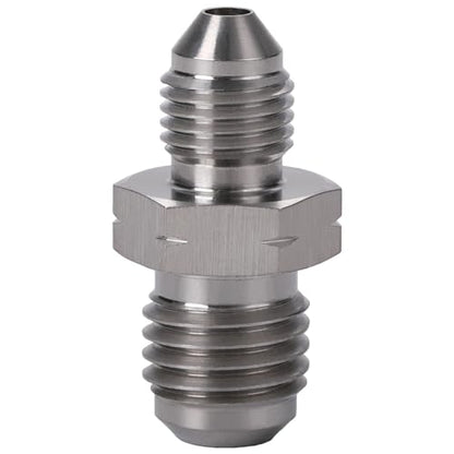 3AN Male to M12x1.5 Male Stainless Steel Brake Clutch Fuel Oil Fitting Adapter Coupler - size: 3AN to M12x1.5