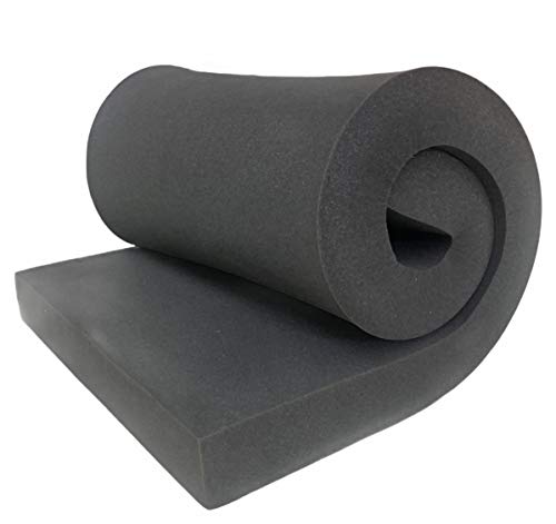 AK TRADING CO. 5" H X 30" W X 72" L CertiPUR-US® Certified Rubber Foam Sheet Cushion (Seat Replacement, Upholstery Sheets, Foam Padding, Acoustic Foams Sheet) - size: 5" H X 30" W X 72" L