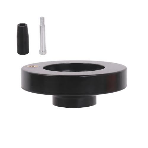 Solid Dished Hand Wheel | 63MM OD | 8MM Mounting Hole - size: KEYWAYED STYLE - 63MM OD X 8MM HOLE