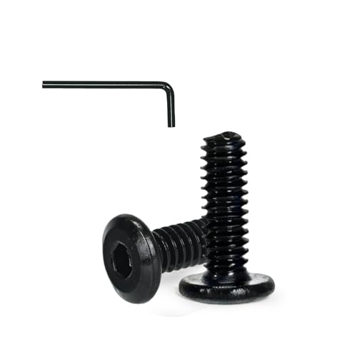 50 Pcs 1/4-20 x 3/4 Flat Head Hex Socket Cap Screws Bolts,Black Oxide 304 Stainless Steel 18-8,Allen Socket Drive,Fully Machine Thread (1/4-20 x 3/4 50pcs) - size: 1/4-20 x 3/4 50pcs