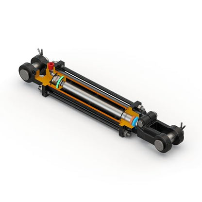 Tie-Rod Cylinder for Double Acting - Double Acting Hydraulic Cylinder, 3'' Bore, 8'' ASAE Stroke