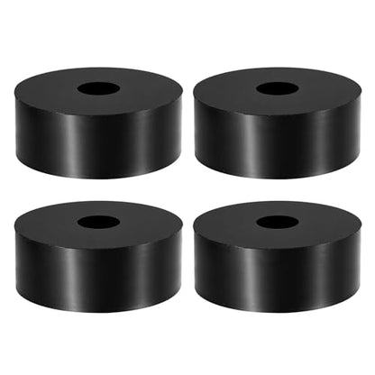 Multi Purpose Rubber Spacer, 12mm ID x 50 OD x 20mm T Neoprene Round Anti-Vibration Isolation Pads Bushings Spacer Washer Fit for HVAC Bolts Car Accessories (4 Pcs) - size: 12mm ID x 50 OD x 20mm T