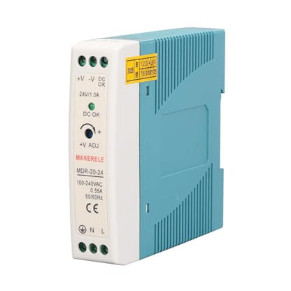 MAKERELE 24V MDR DIN Rail Power Supply 20W - style: 20W-24V