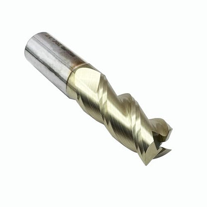 GBJ 3/4" 3 Flute Carbide End Mill Bits Smooth Machining for Aluminum Alloy - size: 3/4 in
