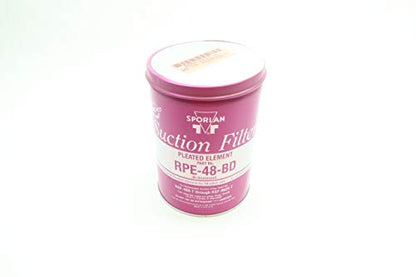 SPORLAN RPE-48-BD BI-Directional Pleated Element Suction Filter