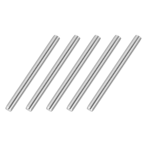 M4-0.7 Fully Threaded Rod 55mm Length Coarse Thread 5Pcs - size: M4‑0.7 55mm