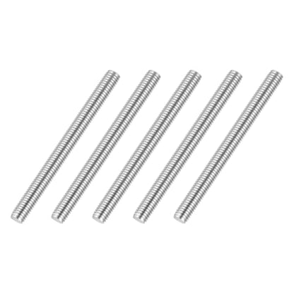 M4-0.7 Fully Threaded Rod 55mm Length Coarse Thread 5Pcs - size: M4‑0.7 55mm