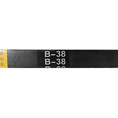 uxcell B38 V-Belts 38" Pitch Length, B-Section Rubber Drive Belt 2pcs - size: 38"
