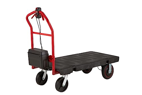 Rubbermaid Commercial Products Platform Truck Motorized Kit Medium Size 24"x48" for Moving Heavy Loads in Industrial/Commercial/Warehouse Environments - size: 24x48, style: Motorization Kit