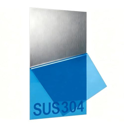 304 Stainless Steel Sheets Metal, 304 Stainless Steel Plates, Stainless Steel Shim Stock Plates,Metal Sheets for Crafting, Stovetop, Snow Frosted Surface (2, 0.5mm Thick, 12 x 6 Inch) - color: 0.5mm Thick, size: 12 x 6 Inch