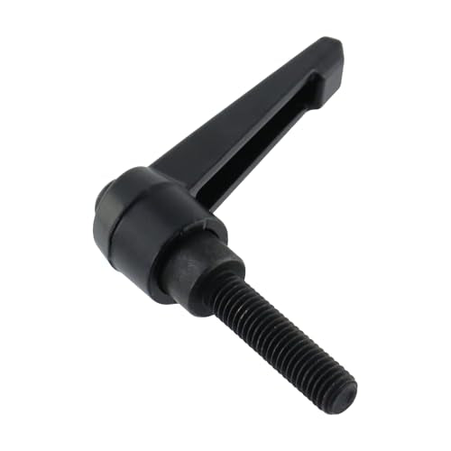 Clamping Lever Handles M8 x 32mm Push Button Ratchet Lever Male Threaded Stud Adjustable Handles Hand Knobs Rotating Screw Handles Bolts with Locking Lever -4pcs - size: M8 x 32mm