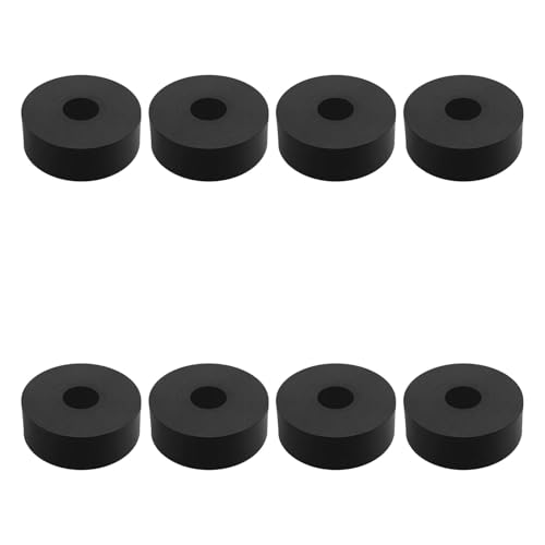 8 PCS Multi Purpose Rubber Spacer, 1-9/16" OD x 1/2" ID x 3/5" Thickness - size: 1-9/16" OD x 1/2" ID x 3/5" Thickness