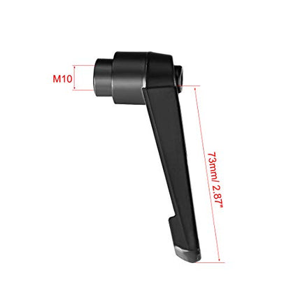 uxcell M10x1.5mm Handle Adjustable Clamping Lever Thread Push Button Ratchet Female Threaded Stud 2 Pcs - size: M10