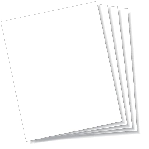 LITKO Plasticard Styrene Sheets | .060" Modeling Plastic | White | 4 Pack - size: .060 Inch