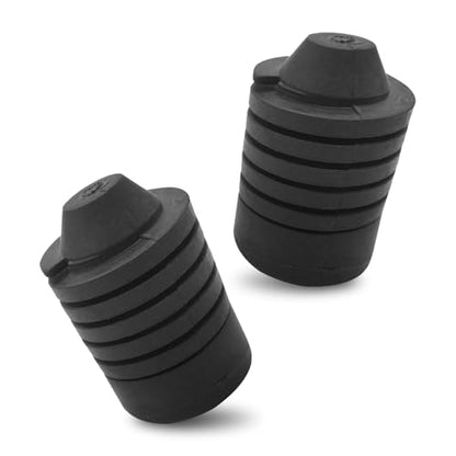 2 PCS Hood Stop Bumpers, Rubber Front Hood Stop Bumpers Buffer, Engine Cover Bumper Damping Cushion Stoppers, Universal for Most Cars, Trucks, SUVs (Black)