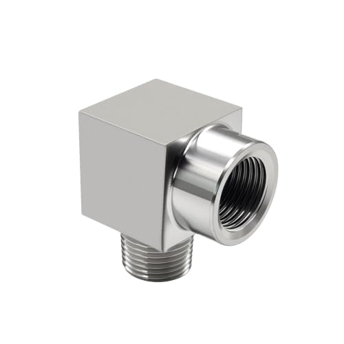 Beduan 304 SS 90 Degree Street Elbow NPT 3/8 Male to Female Pipe Fitting - size: 3/8 NPT Elbow
