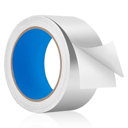 Thicker Silver Aluminum Foil Tape for Ductwork, 2-inch x 65 Feet, 3.9 mils - size: 65 Feet, 65 Feet X 1 Roll