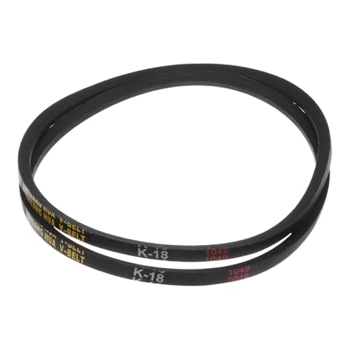 uxcell 2pcs k18 Rubber V Belt, K Section V-Belt 18" Outside Circumference x 0.315" Width x 0.236" Thick, Industrial Power Transmission Belt - size: K18